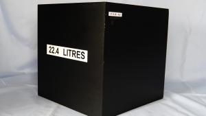 Black box labeled 22.4 liters