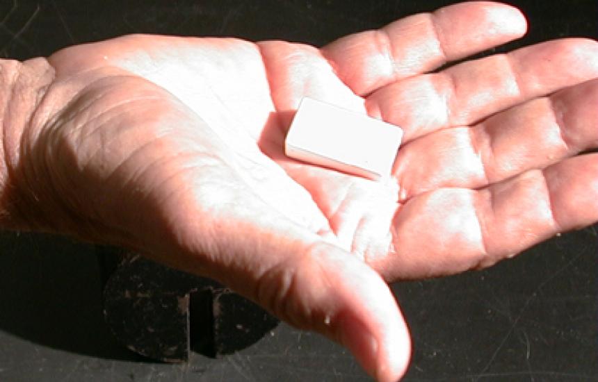A neodymium coated magnet