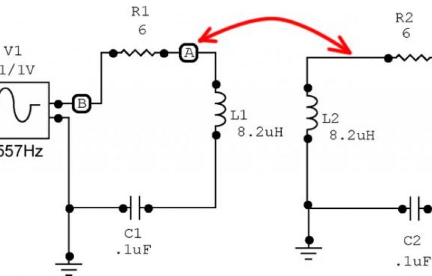 This is the circuit diagram. The connections for the scope are moved during the 