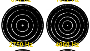 Circular Chladni plate patterns