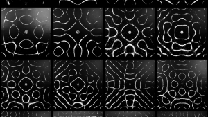Square Chladni plate patterns